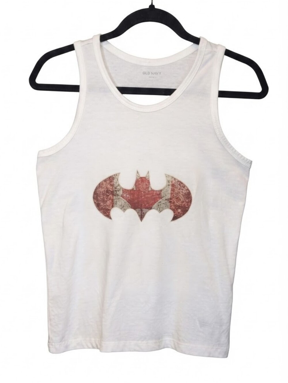 Old Navy Canadian Flag Batman Graphic Tank Top Kids Boys Size Large 10 12 Summer